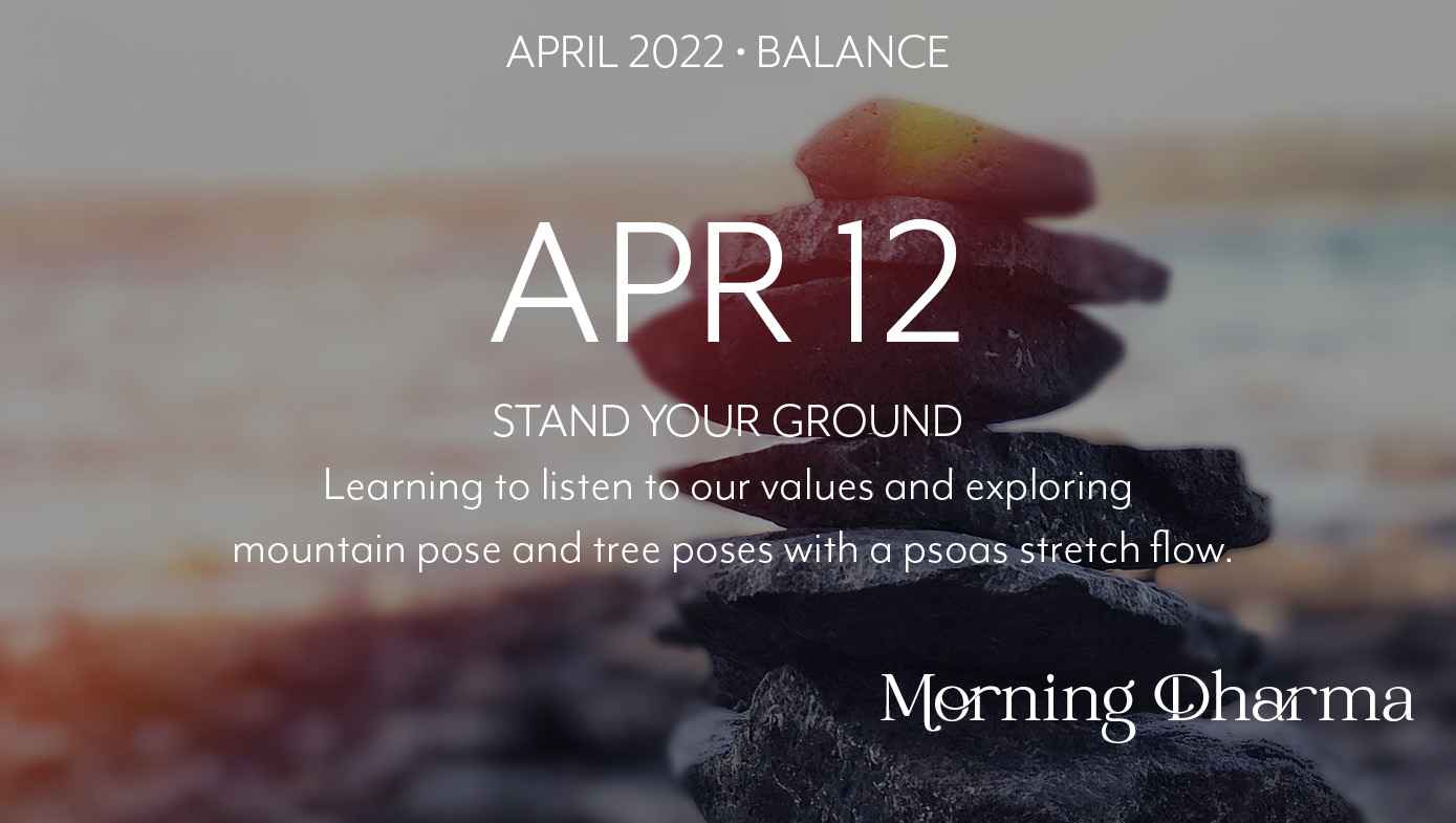 Morning Dharma - April 12